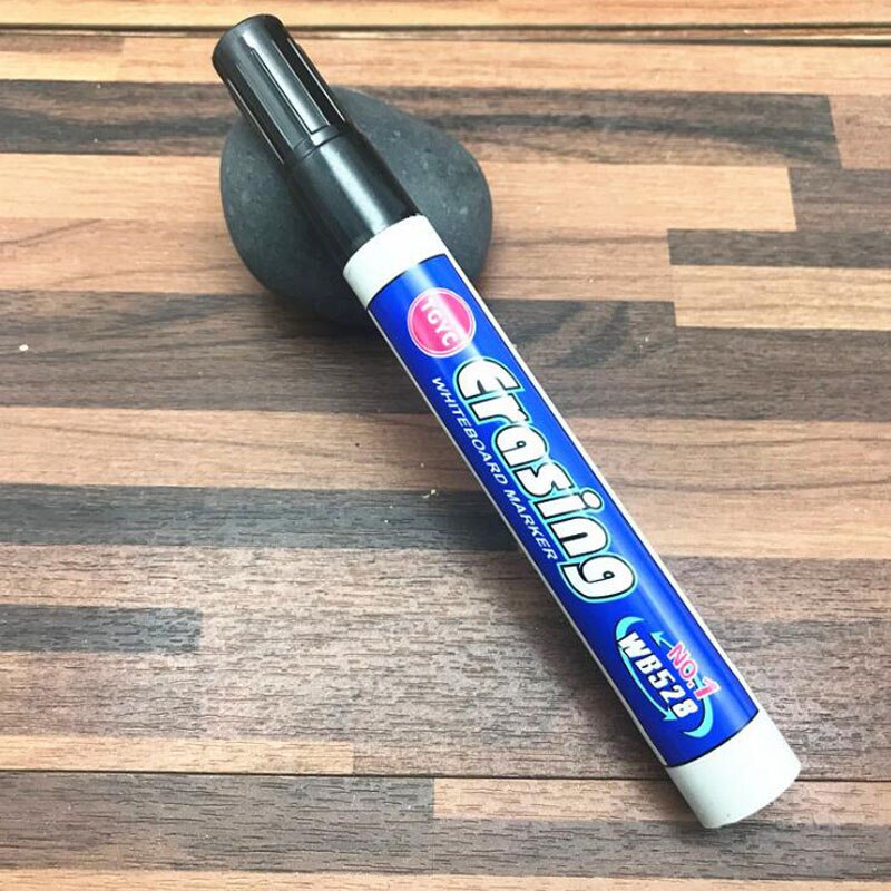 Stylo pour tableau blanc Rubable, sûr et , eau rouge, noir, bleu, marqueur trois couleurs en option, fournitures scolaires et de bureau: Black 3pc