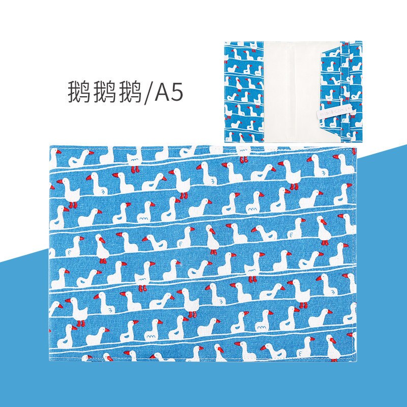 Cute Cloth Fabric Cover for Midori Notebook A5 Fitted Paper Book Cover DIY Journal Diary Supplies: 2 eee