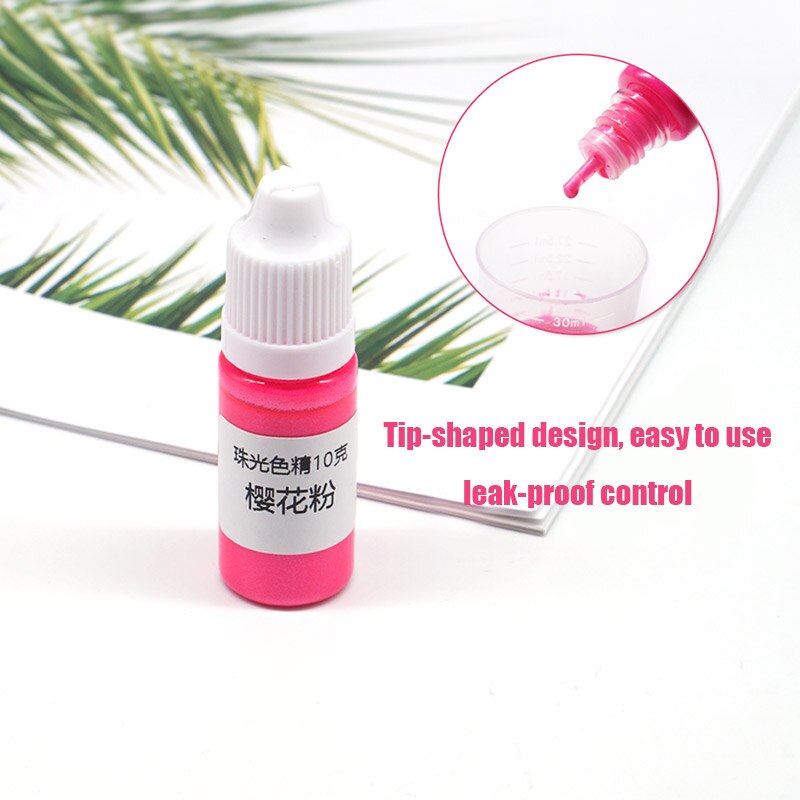 Pegamento de resina UV Color del pigmento líquido para colorear tinte portátil para DIY artesanías para hacer joyería LDO99
