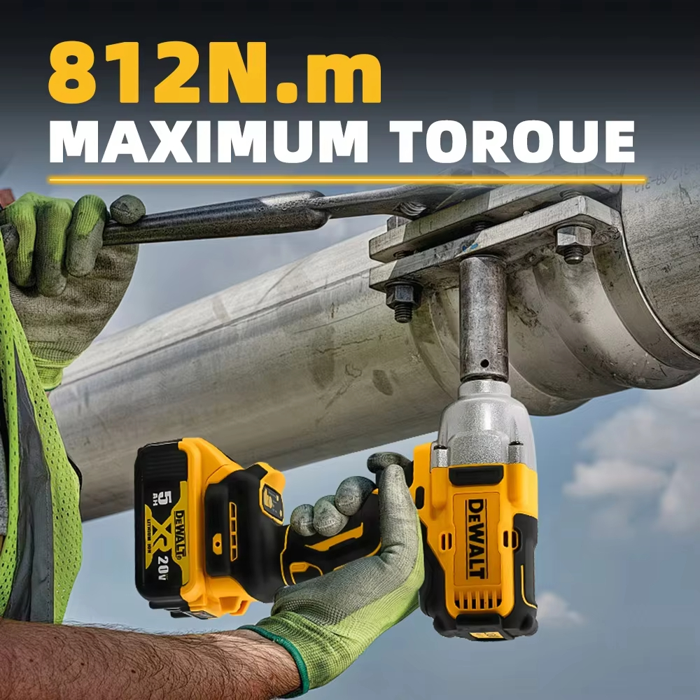 DEWALT DCF892 Elektrischer Schlagschrauber, kabellos, bürstenlos, 1/2 Zoll, kompakte Drei-Gang-Einstellung, pneumatische Kanone, Reifenentfernung