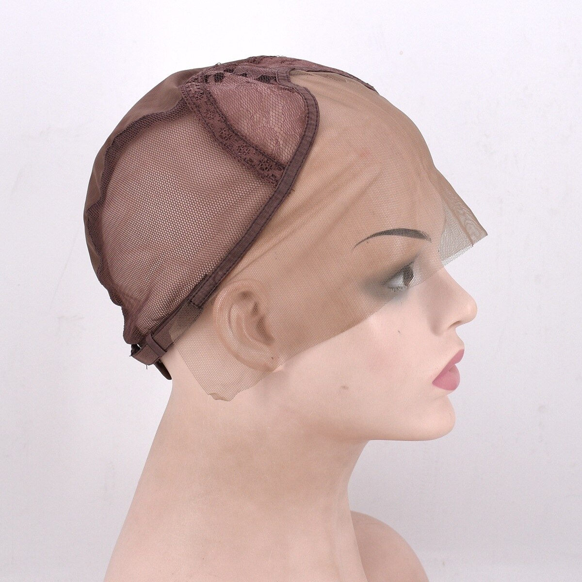 Adjustable Front Lace Mesh Cap For Wigs Semi-Mechanical Semi-Manual Front Lace Wig Mesh Cap