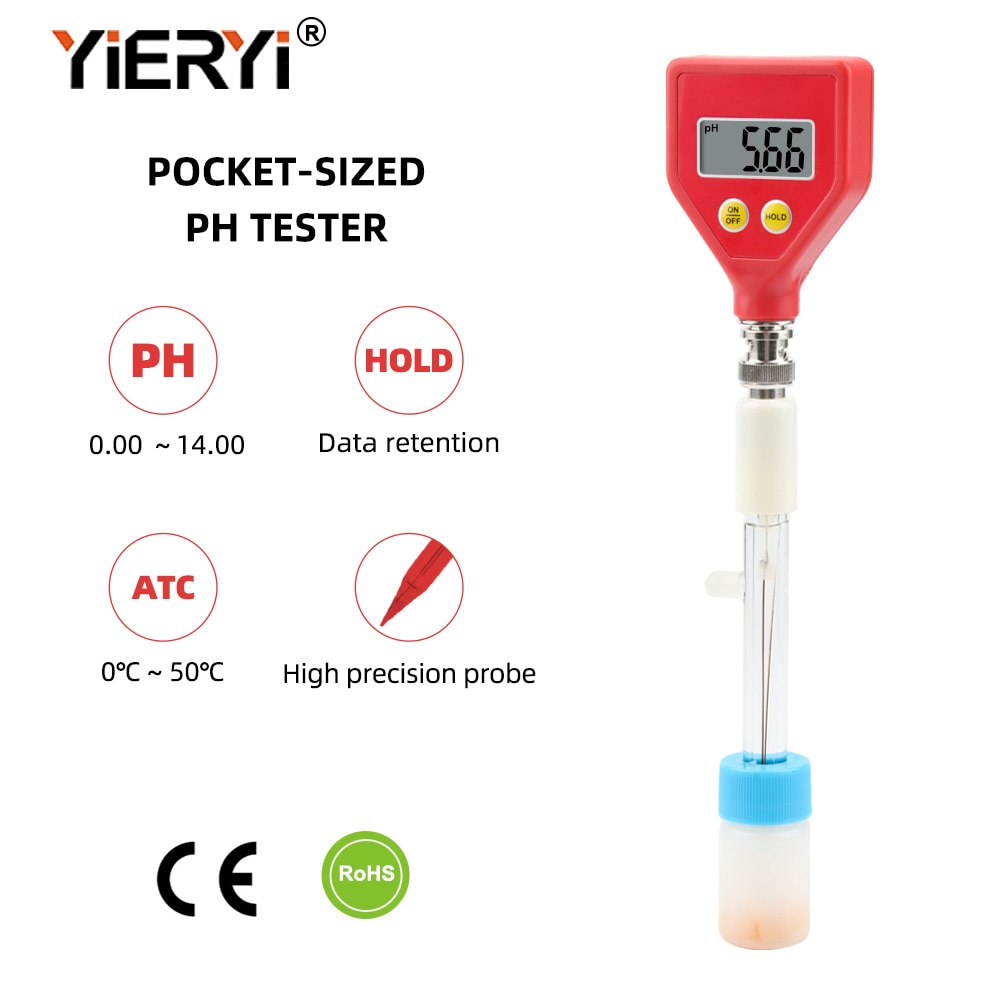 Digitaalinen ph-mittari ph -98108 maaperän ph-testi atc-akvaario uima-altaan vesimittari
