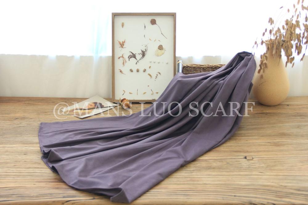 Moslim suède hijab sjaal winter warm islamitische hoofddoek effen fluwelen wikkel hoofddoeken maleisië hijab foulard vrouwelijke moslim: 7