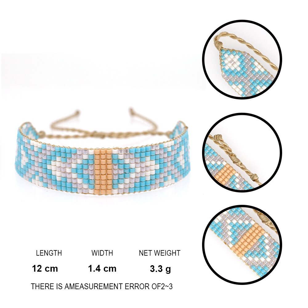 gehen2boho MIYUKI Armbänder Boho schick Armbinde Frauen Pulseras Mujer Moda Schmuck Hadndmade Armbinde Friendsship