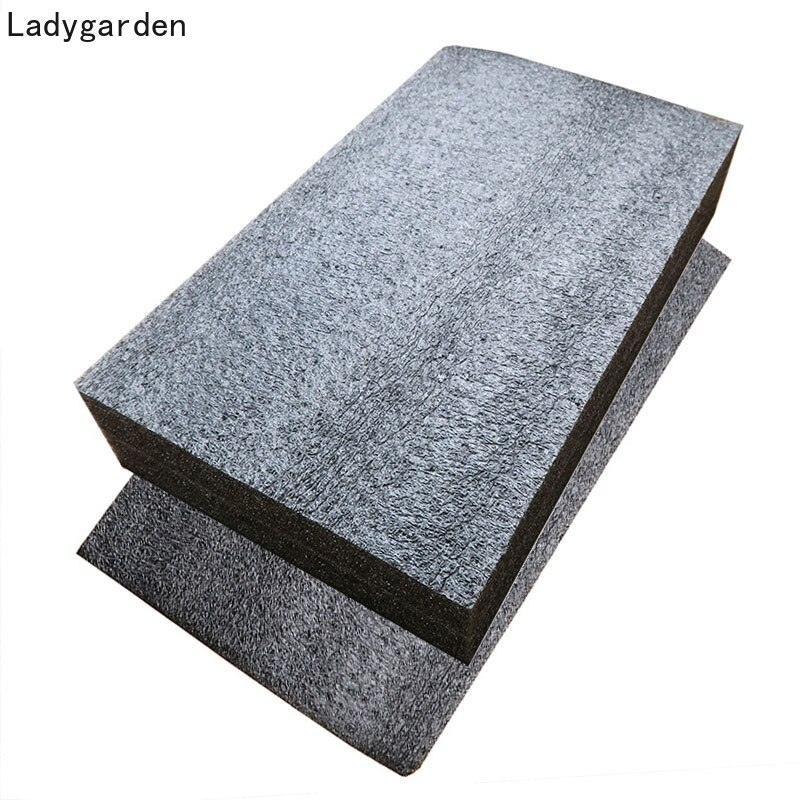 Tapis de coussin en mousse Dense, 10 pièces, épingle à aiguille carrée noire, Insertion de feutrage, outil de laine à coudre, bricolage, artisanat