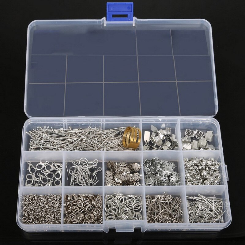 Handmade DIY Earrings Accessories Material Package Jewelry Findings Set Portable Jewelry Beading Making Tools Box Set