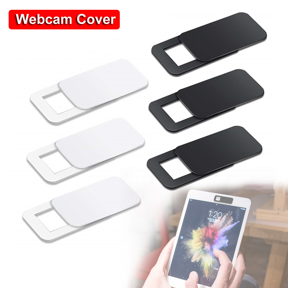 Cubierta de lente ultrafina para WebCam, protector deslizante de obturador, cubierta de cámara de plástico para Ipad, teléfono, PC, portátil, pegatina de privacidad, 1/3 Uds.