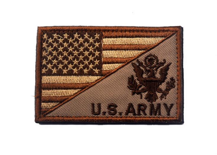 3D Stereo Patch Tactiek Moraal Borduren Badge Kleding Amerikaanse Vlag Geborduurd Kostuum Jeans Decoratieve Toepassing Hoofdstuk: E