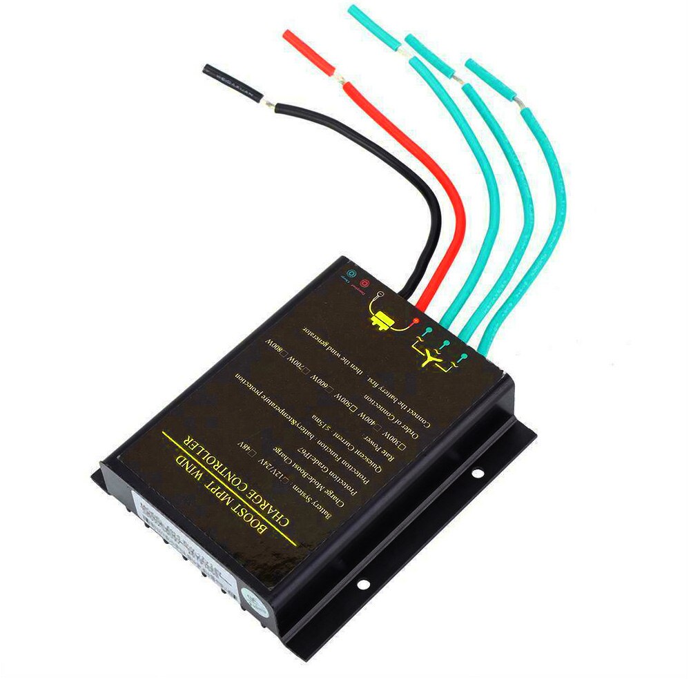 12V 24V 48V Laderegler Kurzschluss Schutz Generator Wasserdichte Regler dauerhaft Aluminium Tragbare Wind Energie sicher