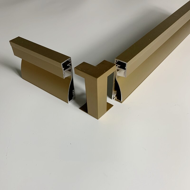60mm/80mm LED Skirting Line Strip Light Aluminum Profile Accessories Baseboard Plastic Internal Angle External Corner Connector