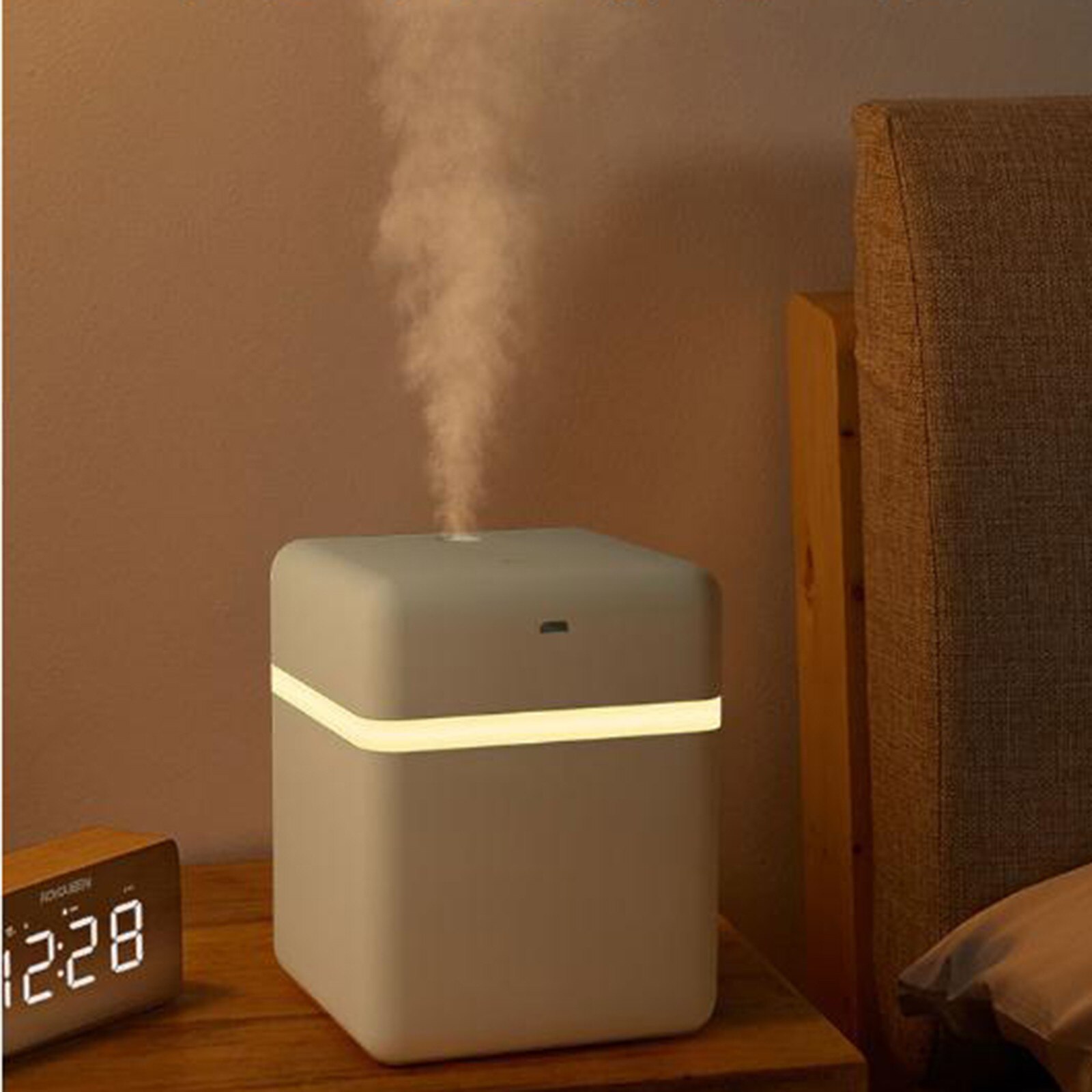 Elektrische Luchtbevochtiger Ultrasone Aroma Essentiële Olie Diffuser Usb Cool Mist Maker Purifier Aromatherapie Met Led Licht Wholesa