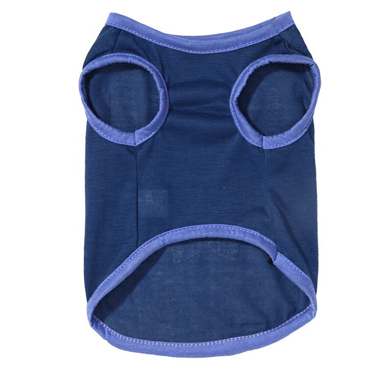 Comfortable Summer Dog Clothes Sleeveless Dog Shirt Thin Pet Vest Durable Cat T-shirt Small Medium Puppy Clothing Pet Supplies