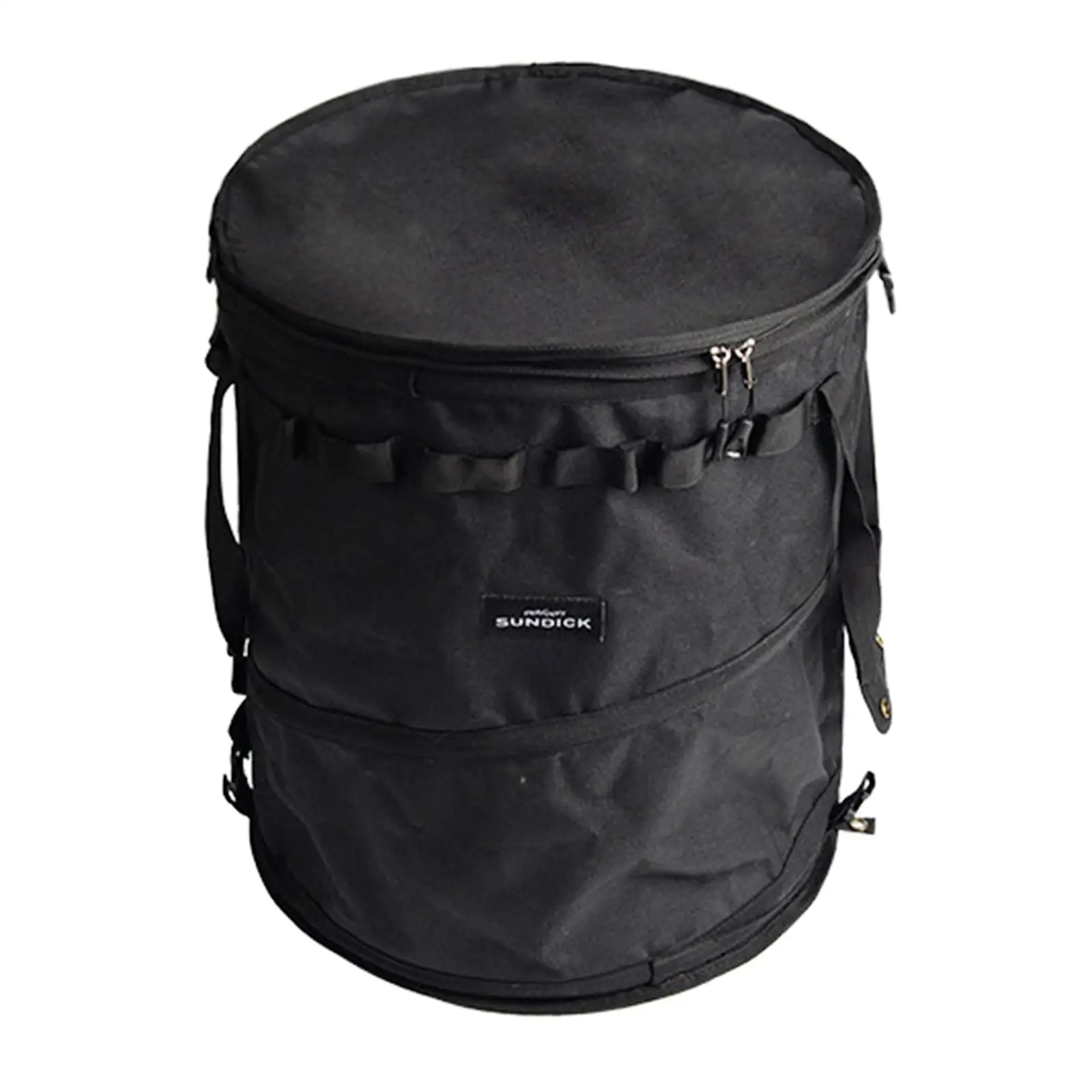 Cubos de basura de tela Oxford, bolsa de almacenamiento de ropa, Cubo de resorte plegable para acampar, Viajes