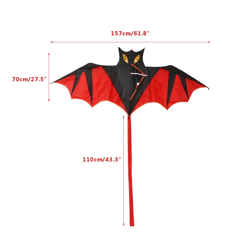 61inch Bat Kite /Bird Kites Outdoor Kites Flying Toys Simulation Cool Bat Kite For Children Kids For Children