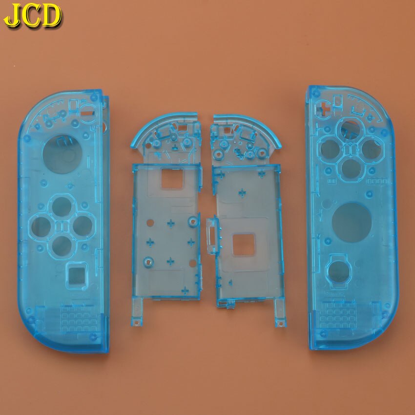 JCD-carcasa de repuesto para Joy-Con de Nintendo Switch, 1 unidad, 23 colores: U Clear Blue