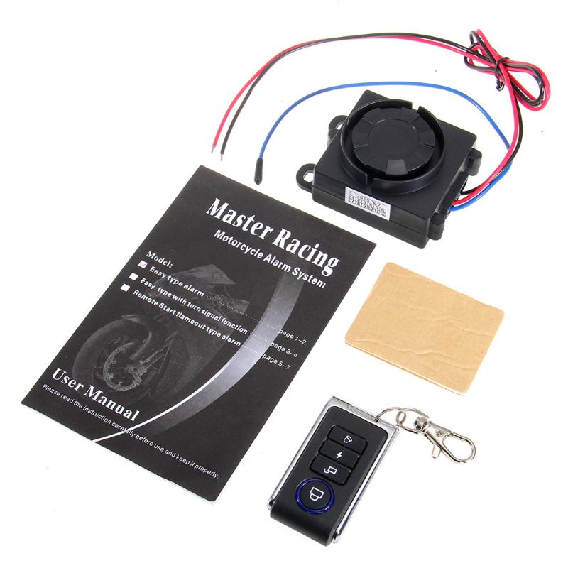 CARCHET Motorfiets Anti-Diefstal Alarmsysteem Trillingen Detector Afstandsbediening Sensor Diefstal Bescherming DC 12 v 315 mhz