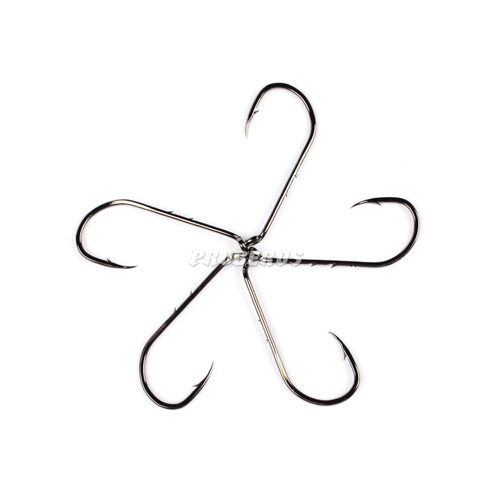 10pcs Barbed high carbon steel single hook Bait HookBarbed Fishing Hooks Sea Worm sofe lures Single Hook Set Fishing