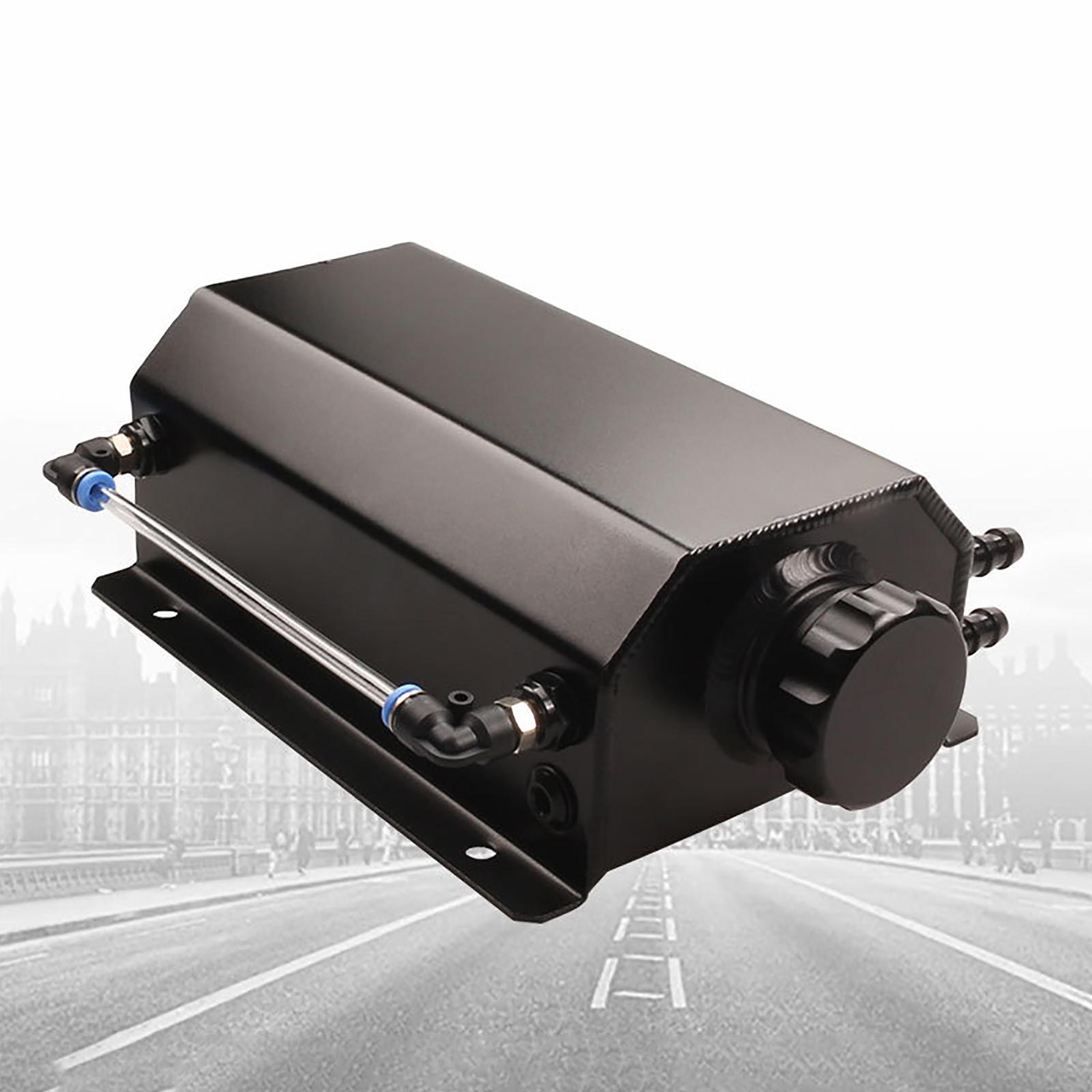 Oil Catch Can Breather Tank 2L 2000ml Reservoir Oil Can Tank Spare Parts