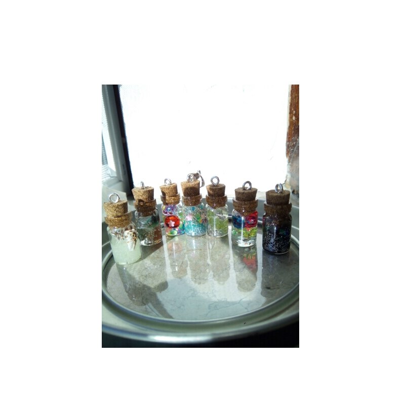 10 stuks stropdaspluggen, kleine glazen opbergflesjes met kurken, kleine potjes, sieradenflesje, drankcontainer, doe-het-zelf knutselspullen, #9 organizers