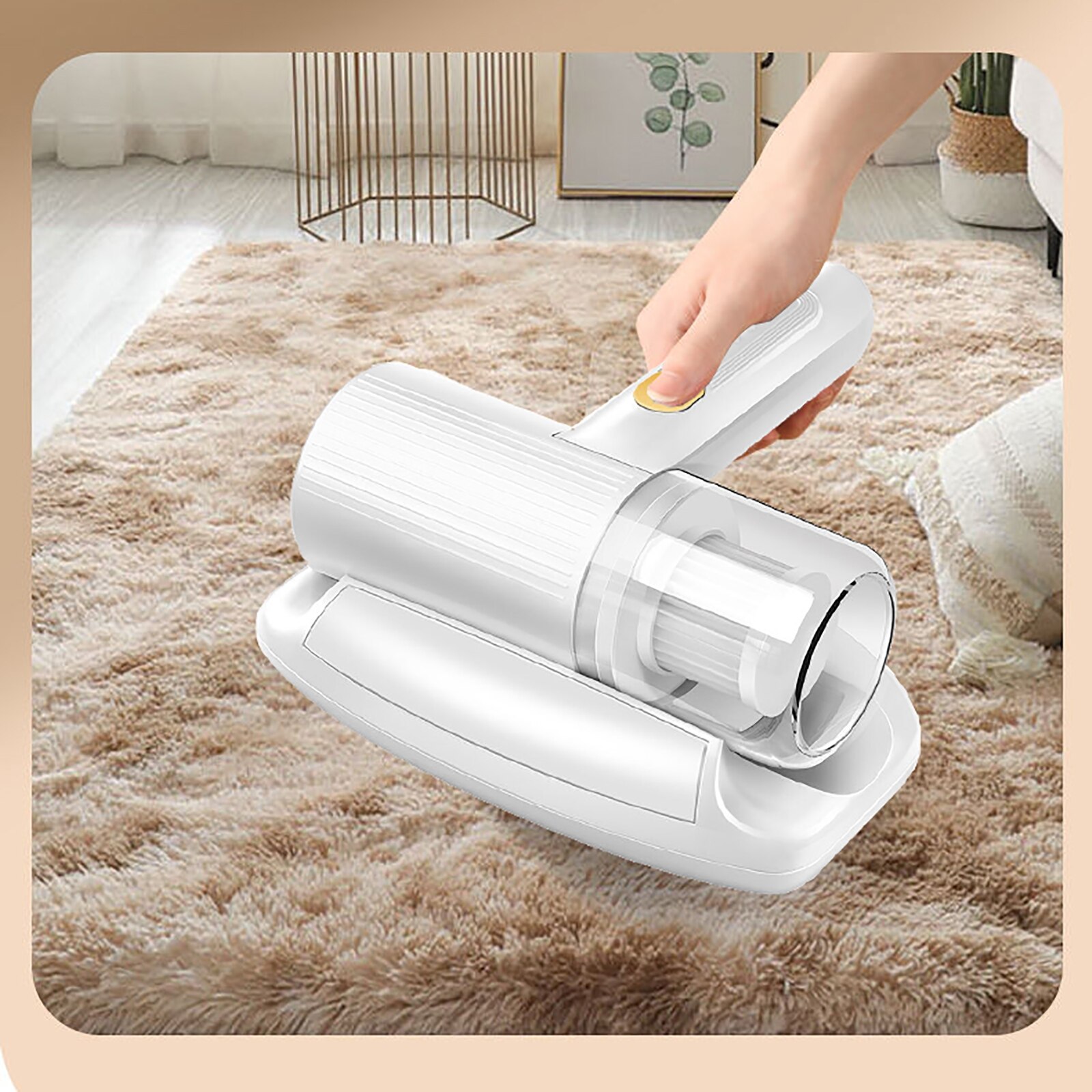 Handheld Vacuum Cleaner Wireless Vacuum Cleaner Strong Suction Vacuum Mite Remover Ultraviolet Sterilization Machine USB Charge