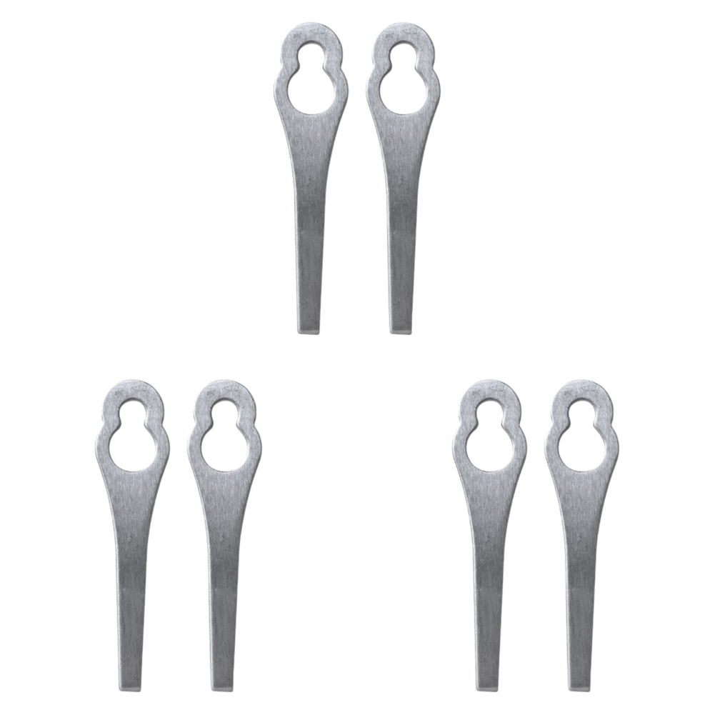 Cuchillas para cortacésped, cabezal de corte de césped de Metal, cuchillas para máquina cortadora de césped, accesorios para herramientas de jardinería, 15-2 uds.: Naranja