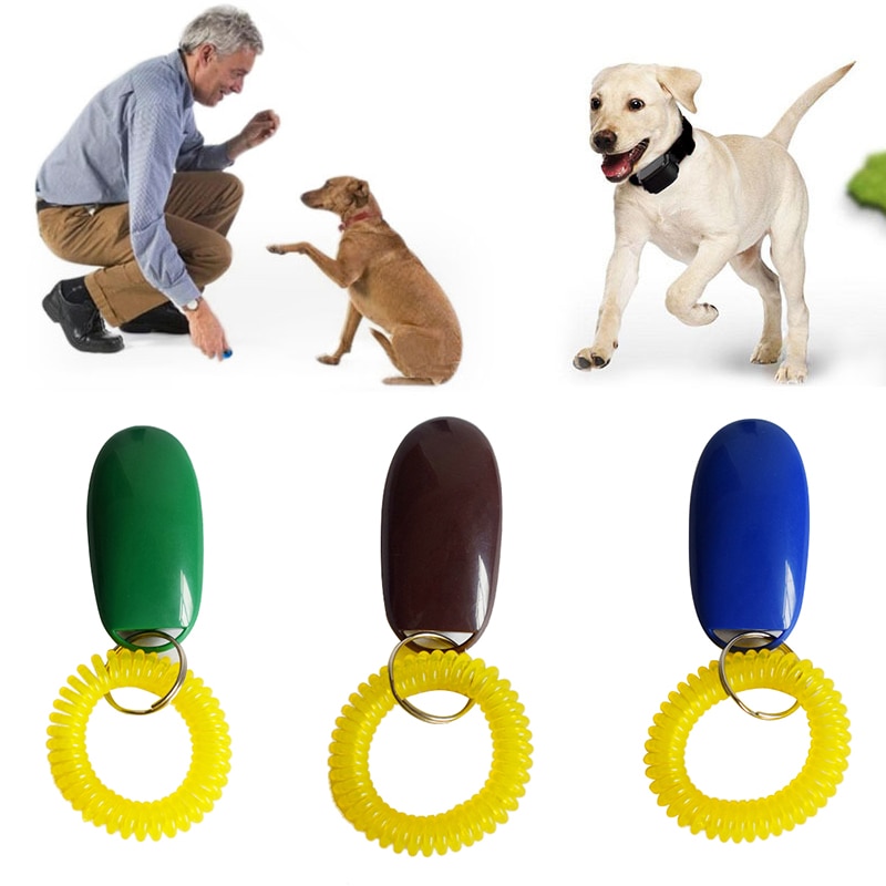 Training clickers Universal Animal Pet Training Clicker Obedience Strap Light Weight
