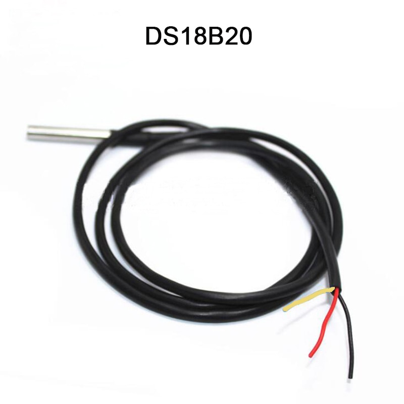 DS18b20 Temperature Sensor, 5 15 20 10pcs/lot DS18b20 Waterproof Temperature Sensor With Stainless Steel Probe Temperature Tool