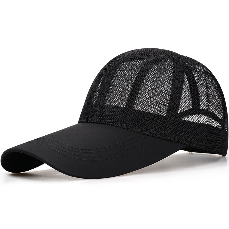 2021 papà estate all&#39;aperto pesca 11CM maglia a tesa lunga cappello da sole testa grande uomo Plus Size berretto da Baseball 56-60cm 61-65cm