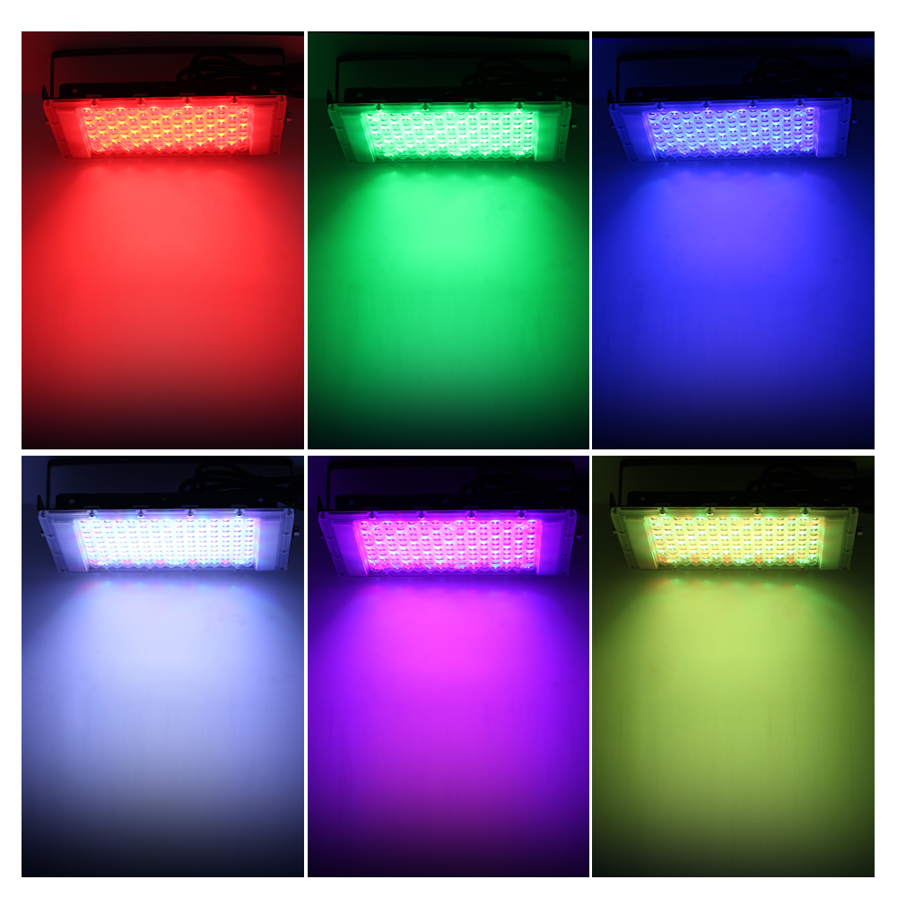 150w led valonheitin  ip65 vedenpitävä rgb valonheitin ulkokäyttöön led kohdevalo maisemavalaistus kaukosäätimellä eu pistoke