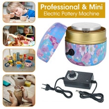 Mini Electric Pottery Wheel Ceramic Machine Pottery Wheel Machine Ceramic Shaping Tool Work Clay Art Craft Teaching DIY Machine