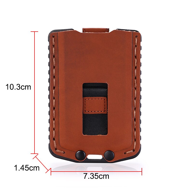 DIENQI Rfid Leather Bank Credit Card Holder Wallet Men Cardholder Case Male Pocket Slim Minimalist Wallet nederlands