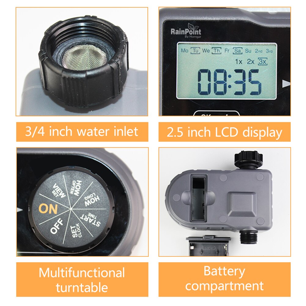 Automatische Tap Lcd Digitale Water Timer Bloem Irrigatie Controller Tuin Apparaat
