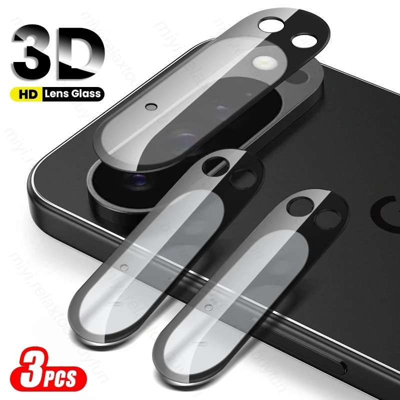 3Pcs 3D Curved Camera Lens Protector Tempered Glass Case for Google Pixel9 Pixel9Pro Pixel 9 Pro XL Pixel9ProXL 5G Pixle 9 A 9a: Bundle4