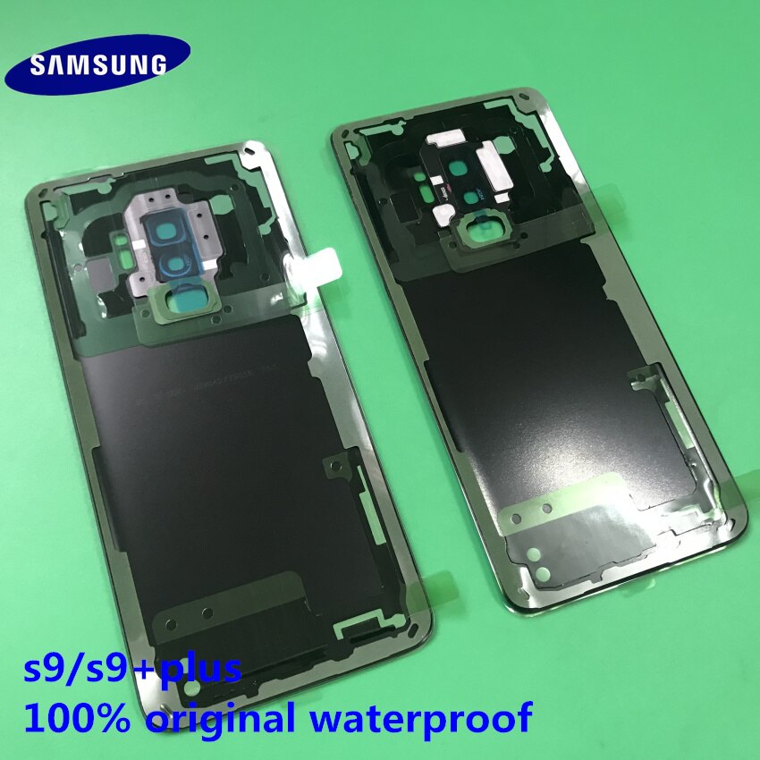 Carcasa trasera para Samsung Galaxy S9 Plus S9 +, carcasa trasera, carcasa trasera de cristal, batería de repuesto para Samsung S9