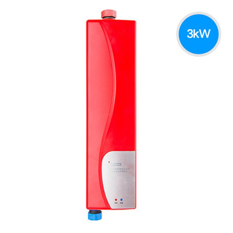 Grifo calentador de agua instantáneo, ducha instantánea, cocina y baño eléctrico para calentador de agua, práctico calentamiento de agua de doble carcasa: red