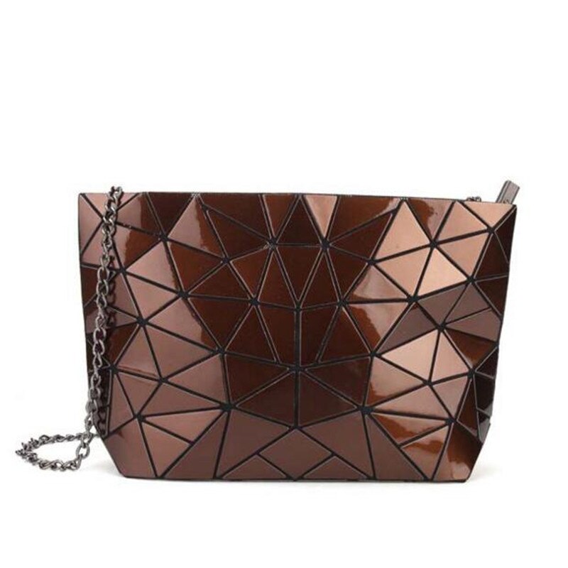 Bao Frauen luxus Handtasche Strand Hand Taschen Hologramm Schulter Tasche sac ein haupt Messenger Kupplung bolsa feminina Silber: chain coffee