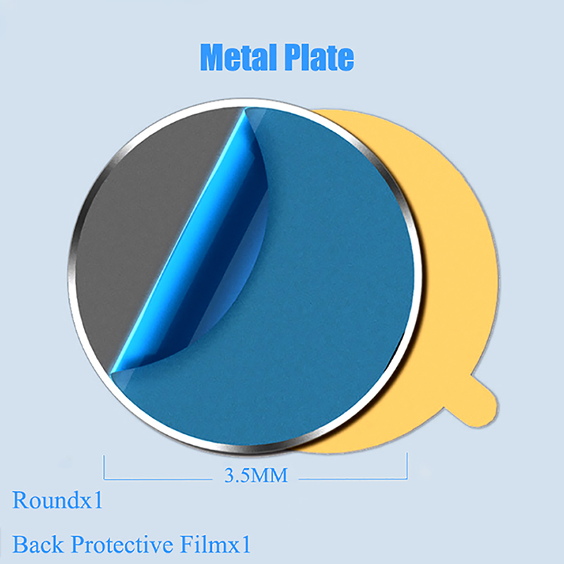 8 pcs/1 pcs/3 M Metalen Plaat Ijzeren Plaat Schijf Sticker Voor Magneet Mobiele Telefoon Houder In auto Stand Mount Voor Magnetische Auto Telefoon Houder