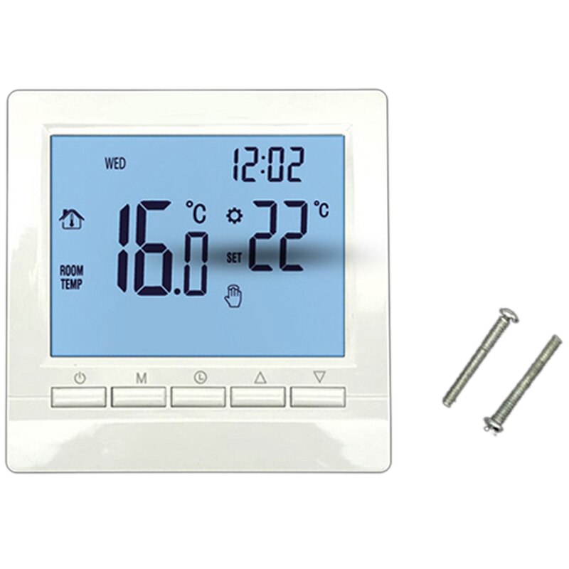 Gas Boiler Heating Thermostat Blue Temperature Regulator For Boilers Weekly Programmable: Default Title