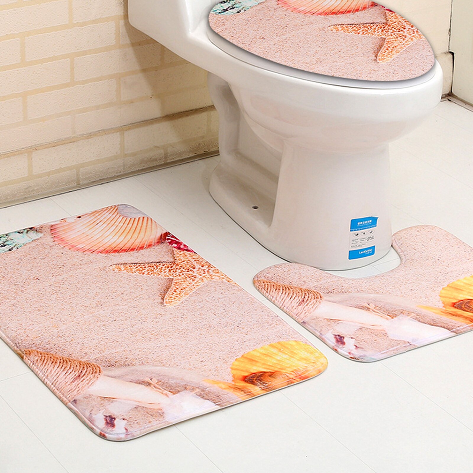 3 stks/set 3D Flamingo Vlinder Toilet Seat Cover S... – Grandado