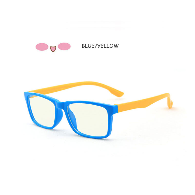 Flexible Blue Light Kids Glasses Optical Frame Children Boy Girls Clear Computer Transparent Blocking Anti Reflective Eyeglasses: 3