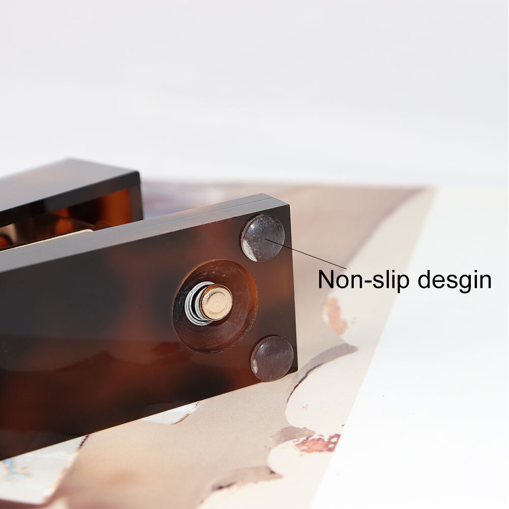 Acrylic Tortoise Shell Desktop Stapler Leopard Desk Accessories Print Book Binding Stapler