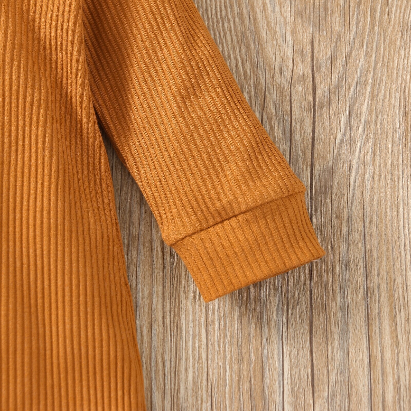 Infantil bebê meninas meninos macacão com chapéu, crianças cor sólida o-pescoço manga longa macacão + boné para outono de primavera, 0-24 meses