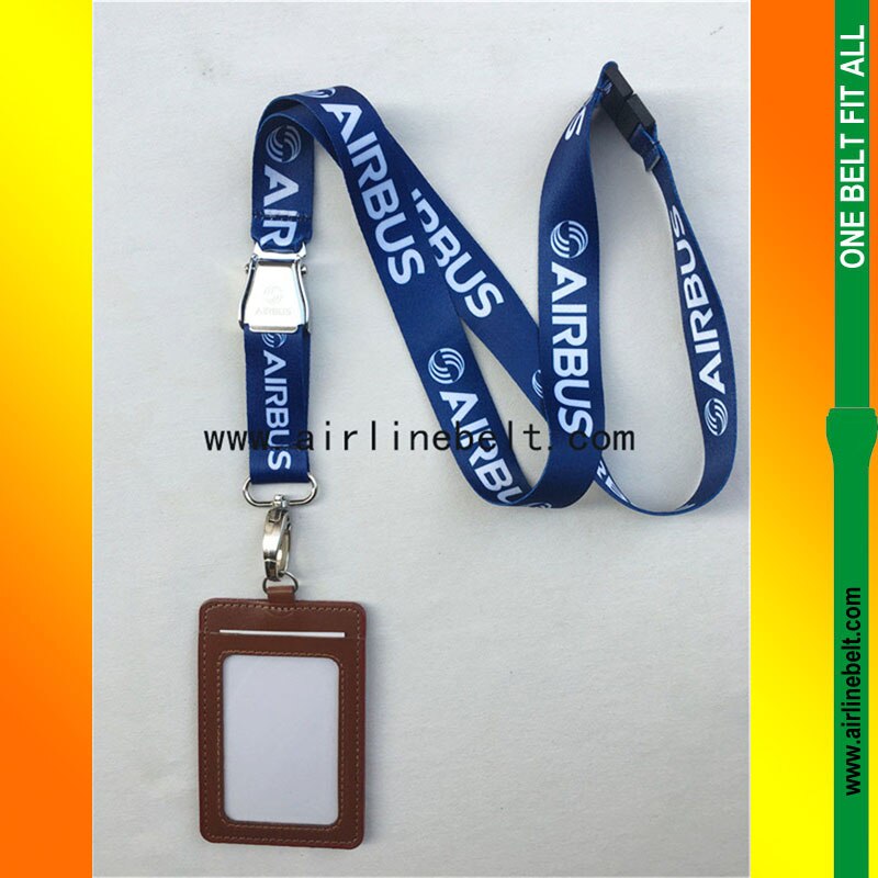 Airbus aircraft buckle lanyard with ID card holders Simple, convenient and durable great Aviation enthusiasts: 10