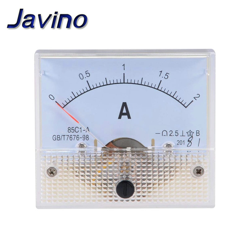 85C1-A Dc Analoge Ampèremeter Panel Instrument 1A 2A 3A 5A 10A 20A 30A Amp Instrument Ammeter