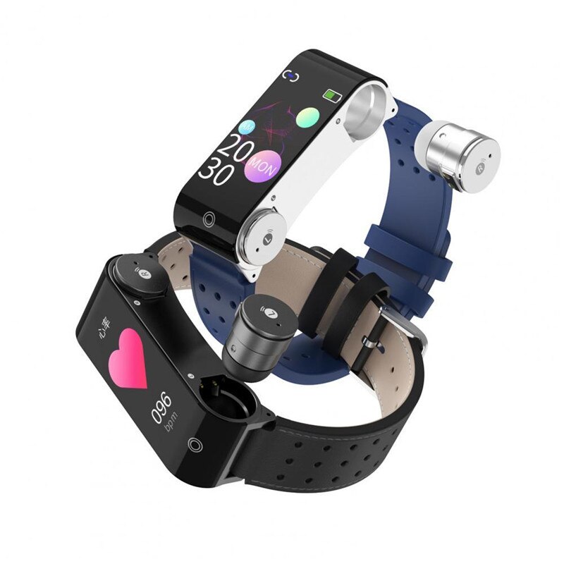 Lsmartlife L890 Smartwatch - 1.14" Color LCD - Heart Rate & Blood Pressure Tracker - Bluetooth 5.0 - Includes Wireless Earbuds