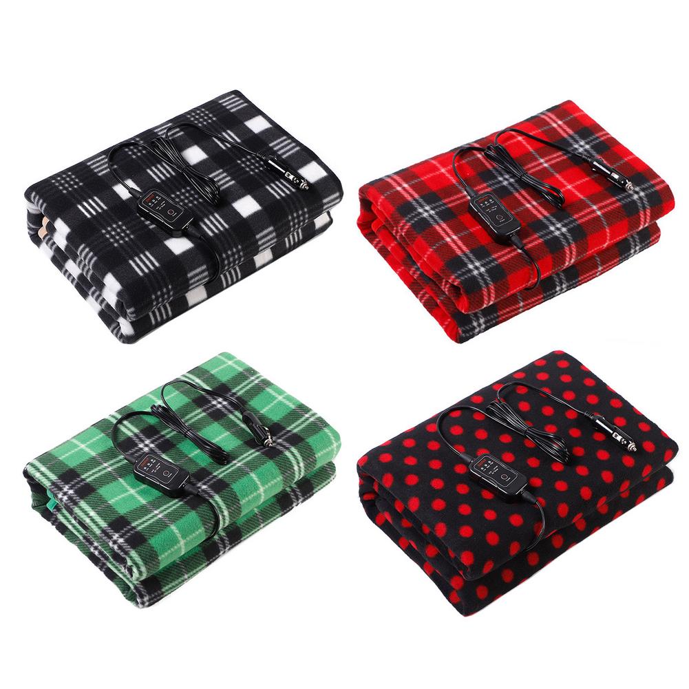 Couverture chauffante intelligente 12v, pour lit de voiture, intérieur d'automobile, couverture chauffante électrique pour les voyages d'hiver, Camping-Car, urgence