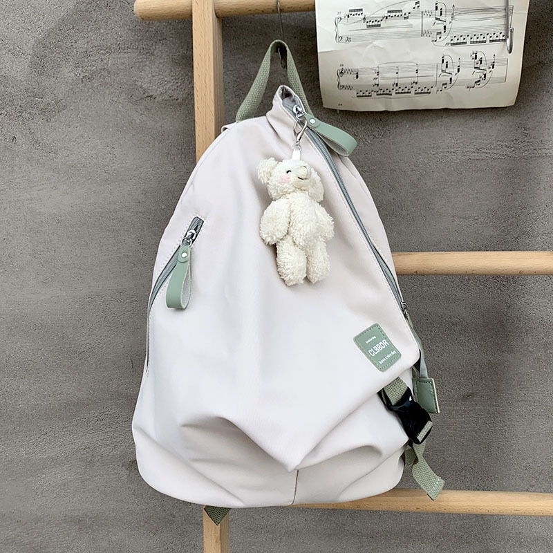 Mochilas escolares de nailon para chicas adolescentes, bolsos de hombro de viaje para ordenador portátil, mochilas para estudiantes universitarios,