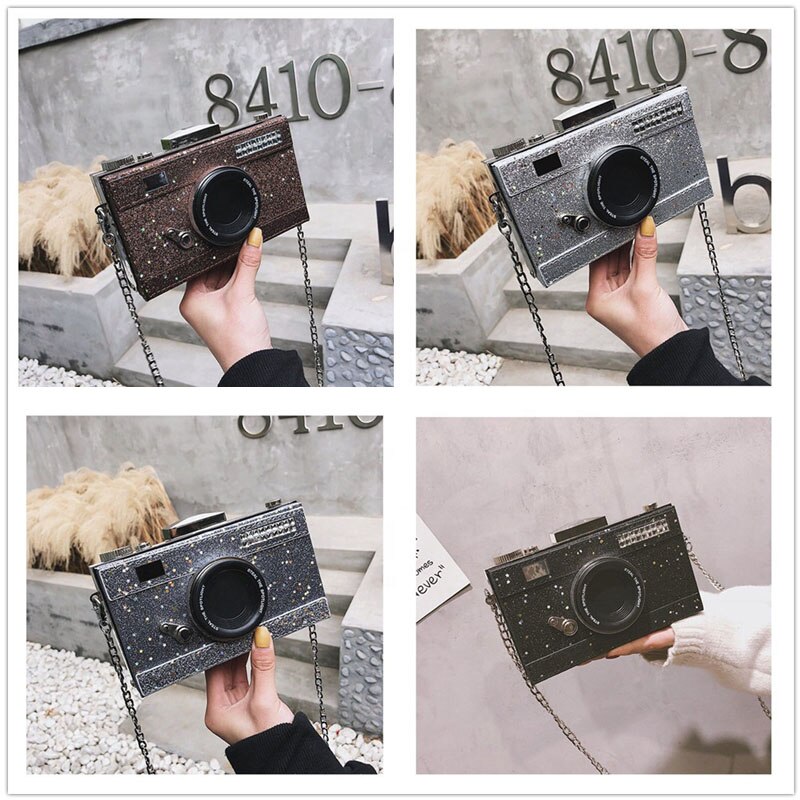 diamond purses crystal women clutch bag ladies clutch evening camera shape bag