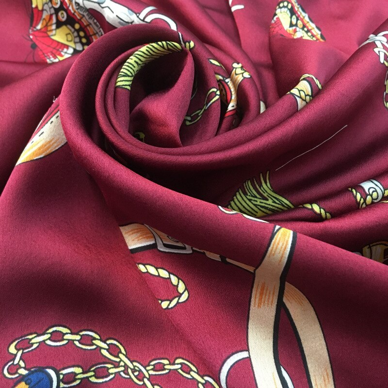 Tissu satin élastique imprimé 94% polyester 6% élasthanne, d'usine