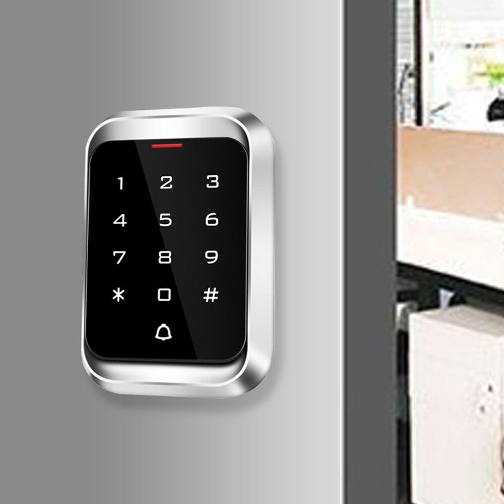 RFID Keypad Access Control 13.56MHZ Standalone Access Controller 125KHz Touch controller Metal Waterproof Touch screen Touch